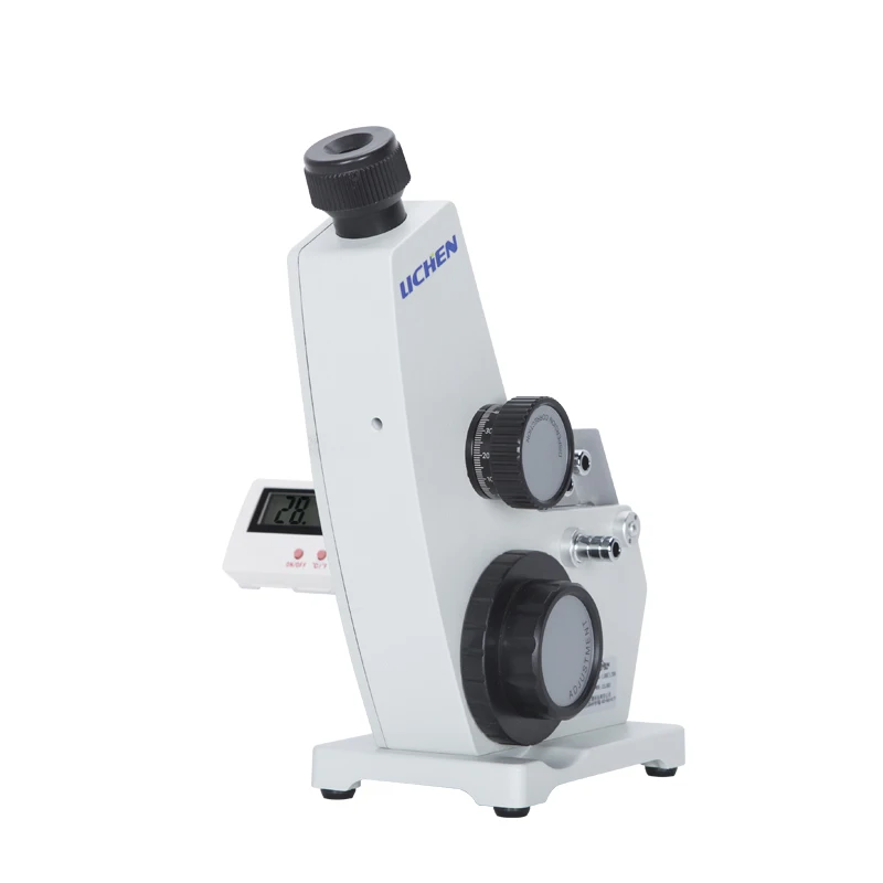 Refractómetro Abbe, probador de concentración de azúcar de laboratorio, probador de índice de refracción monocular 2WAJ.
