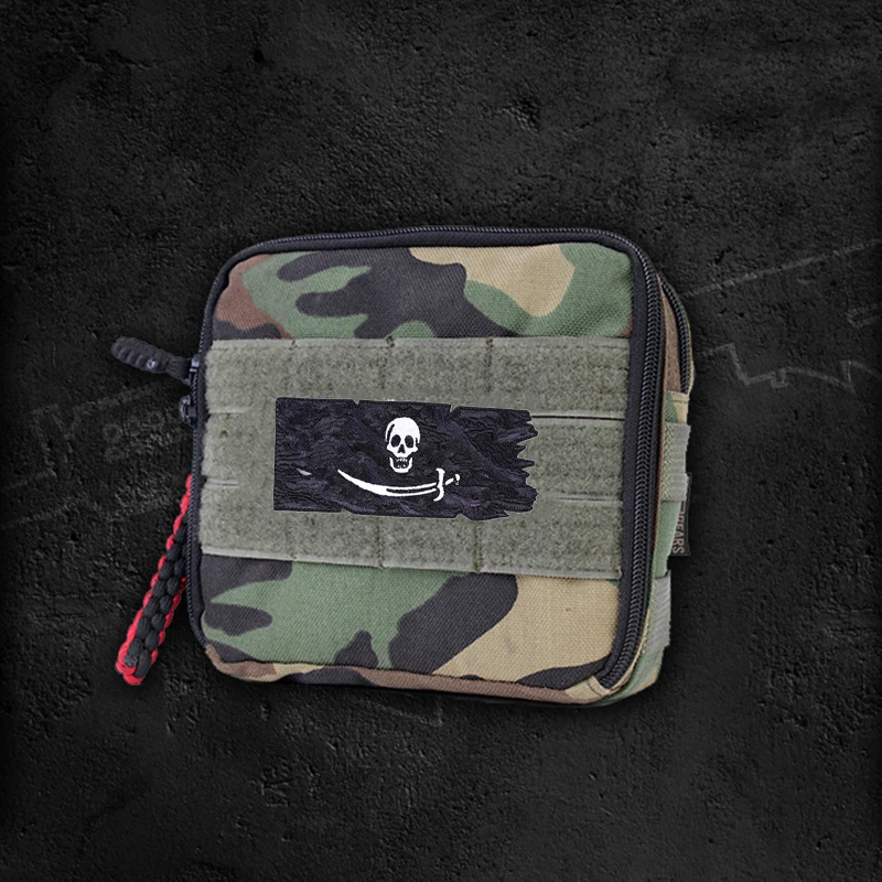 10 Pirate Flag Embroidery Patch 18th Century Golden Age Top Tactical Chapter Outdoor Cool Skull Badges For Clothes Backpack Vest