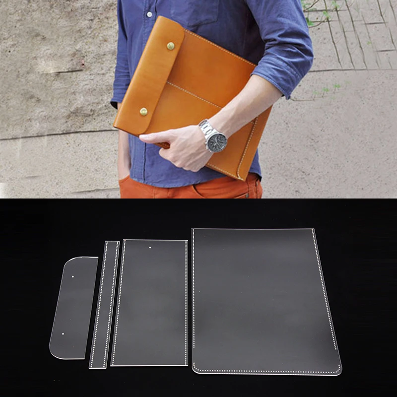 

YKL-23 Сумочка Акриловый шаблон Акриловая сумка Кожаный узор Прочные инструменты для самостоятельного шитья