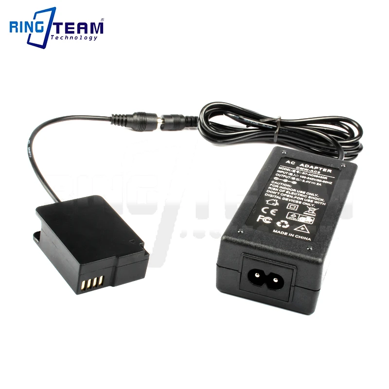 Panasonic Lumix DMW-AC8およびDMW-DCC8用ACアダプター,Dcc8,DCカプラーblc12,gx8,fz1000,fz300,fz200,g7,g6,g5,g80,g81,g85