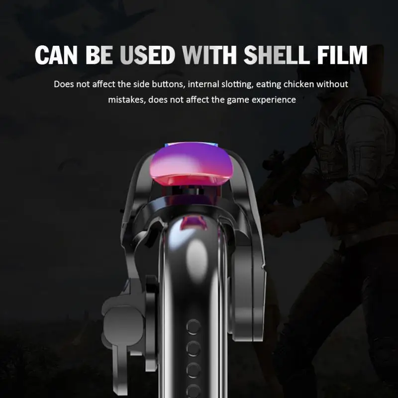 Джойстик для PUBG игровой триггер для мобильных телефонов, L1R1, регулируемый, металлический, разные цвета