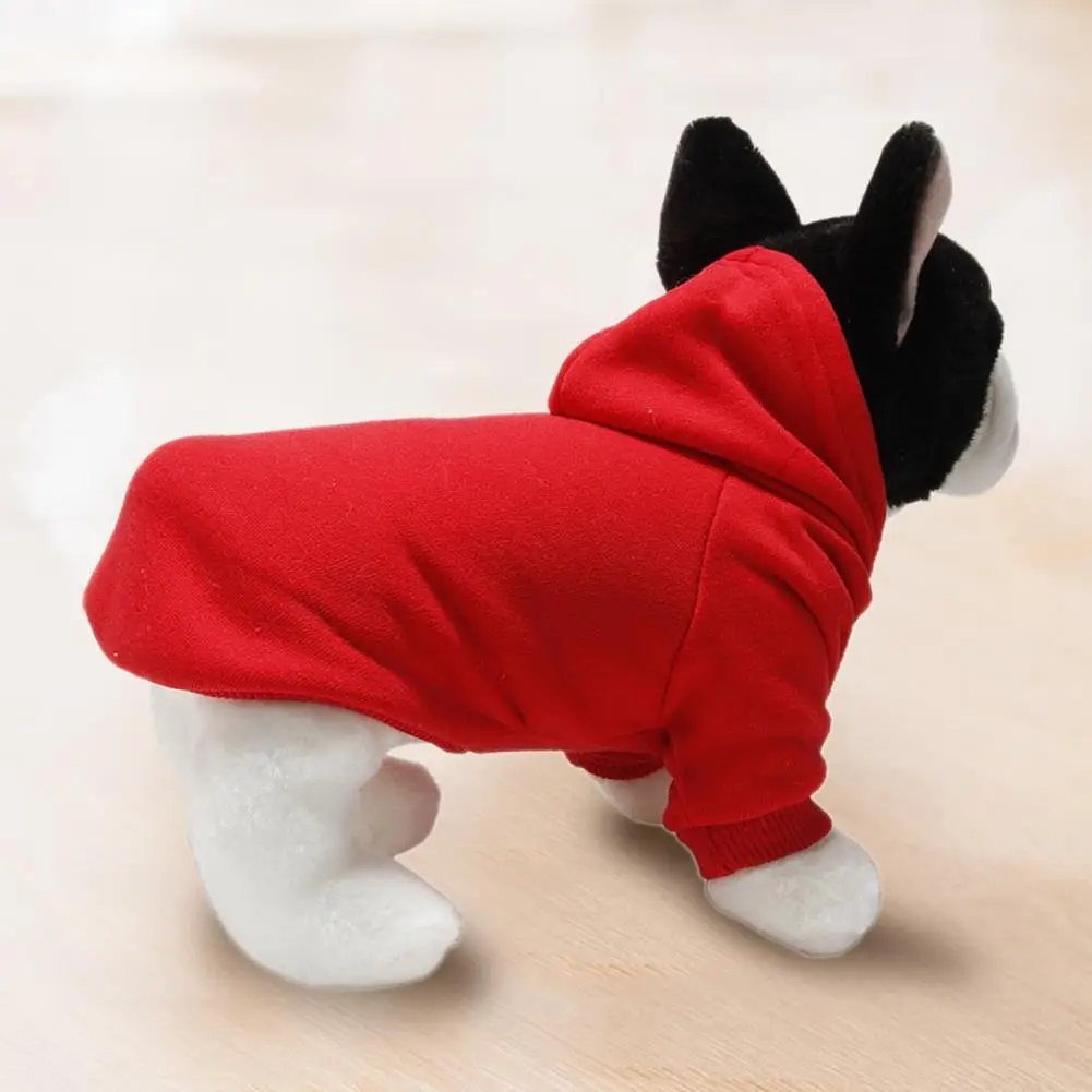 Dog Hoodies Fashion Solid Color Pet Clothes Warm Puppy Dog Hoodies Sweater Coat Sweatshirt Pet Clothes Dog Supplies 2021