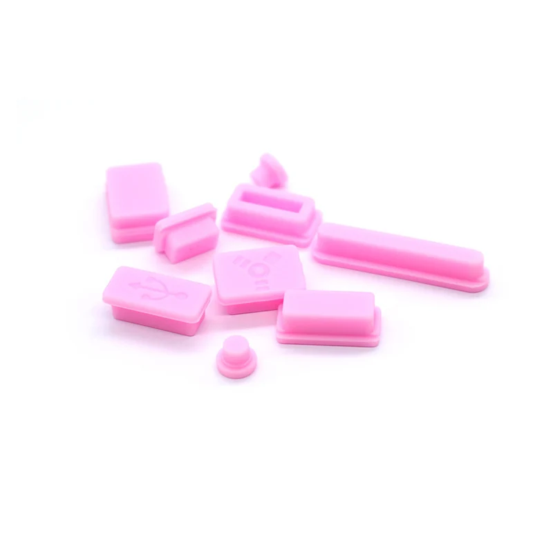 Silicone Anti-dust Plugs Protection Set for Apple MacBook Pro 13 15 Retina / Air 11 13 Laptop Dust Plug Ports Cover 9pcs/set