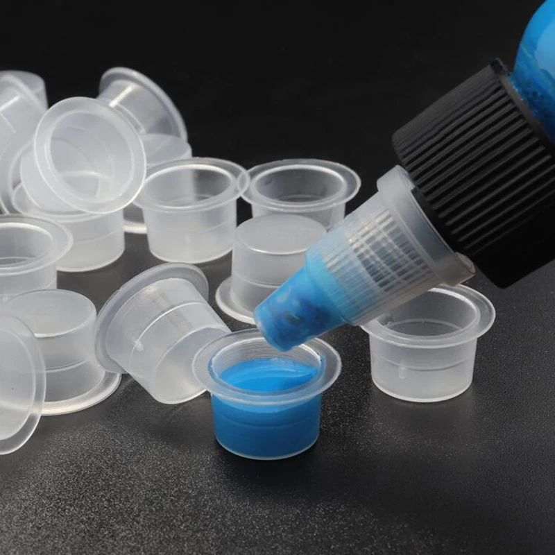 Laboratorium Mini Plastic Beker 100 Delige Set S/M/L Urine Cup Inkt Transparant Container Levert Laboratorium Meten cup Set