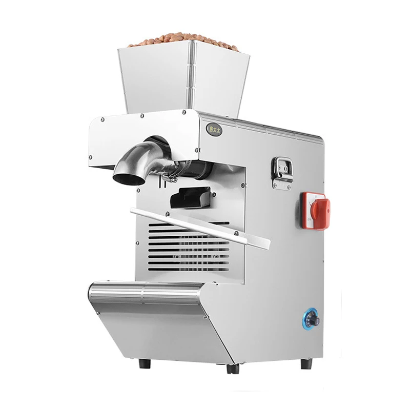 1000W Commercial Oil Press Stainless Steel Hot And Cold Fryer Peanut Sesame Oil Press Automatic Hemp Perilla Seed Extractor