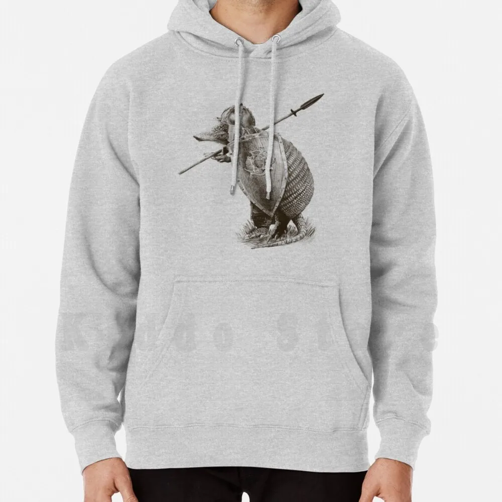 Armadillo By Eric Fan & ; Viviana González Hoodies Long Sleeve Armadillo Armor Sky Medieval Battle Helmet