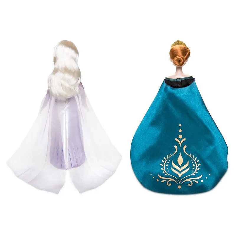 Disney Toys Frozen 2 Elsa and Anna Princess Doll Toys with Accessories Olfa Sets Girl's Collection Dolls Kids Gifts with Box image 4