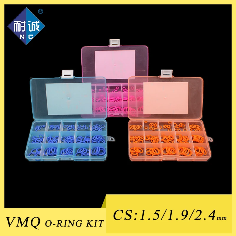 125 O-ring food grade color silicone O-ring seal VMQ gasket waterproof high temperature environmental protection toolbox