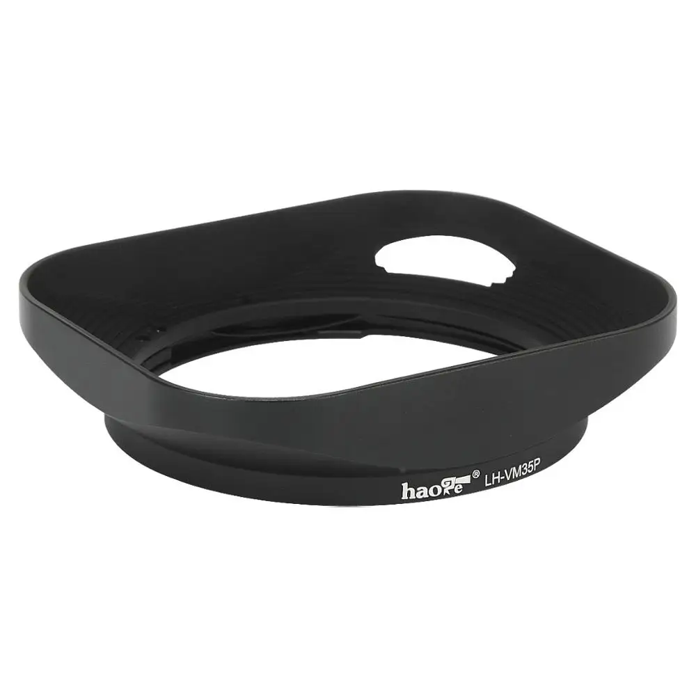 Haoge LH-VM35P Bayonet Metal Square Lens Hood for Voigtlander Nokton Aspherical 35MM 40mm f1.2  50MM/1.2  VM Hollow Out Designed