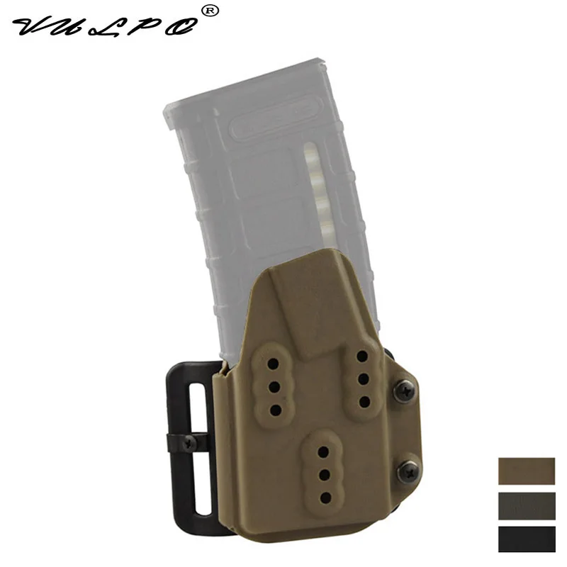 

VULPO Tactical Kydex AR Mag Carrier 5.56mm Magazine Pouch For Airosft Rifle Hunting Accessories