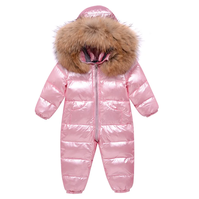 2020winter New Style One Piece Down Jacket Baby Clothing Thickened and Warm Long Rompers Baby Boy Clothes Out Clothes