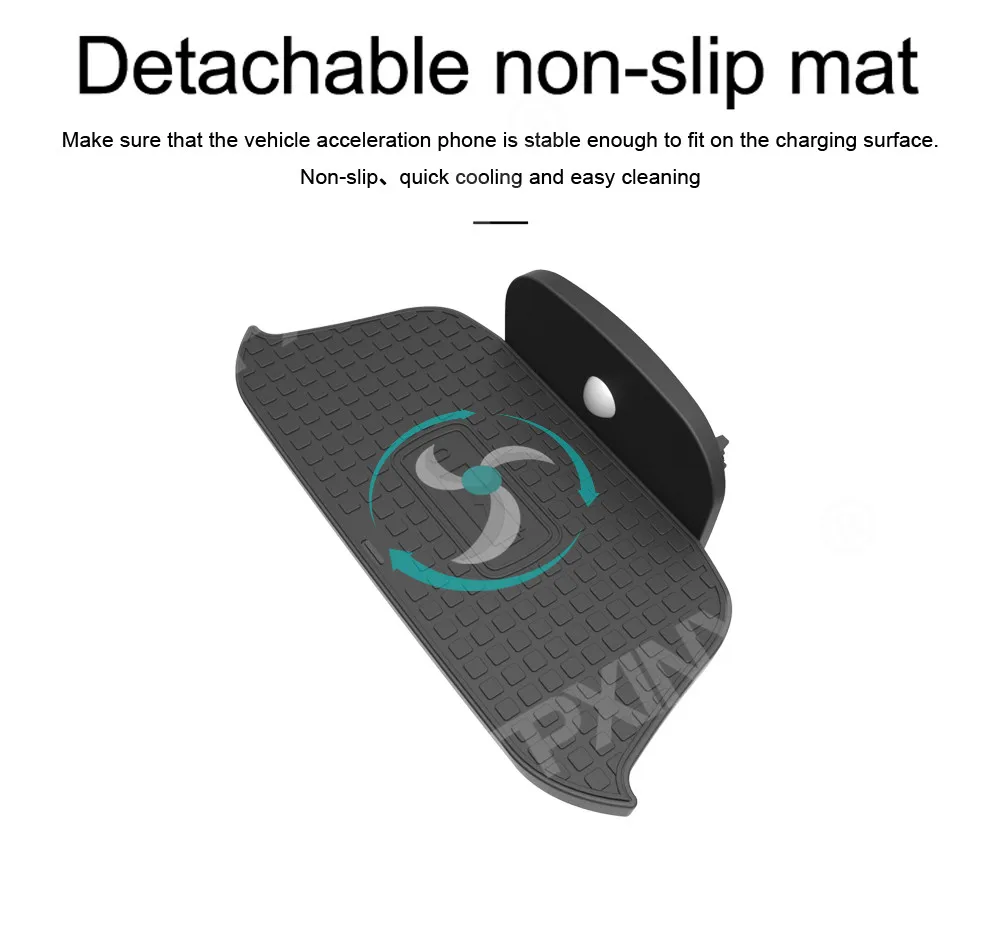 QI Car Wireless Charger For BMW MINI F55 F56 2017 2018 2019 Intelligent Infrared Wireless Charging Car Phone Holder For Iphone