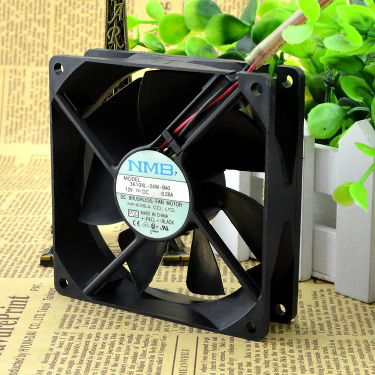 

Japan 3610KL-04W-B40 9225 12V 0.28A 9cm Double Ball Cooling Fan