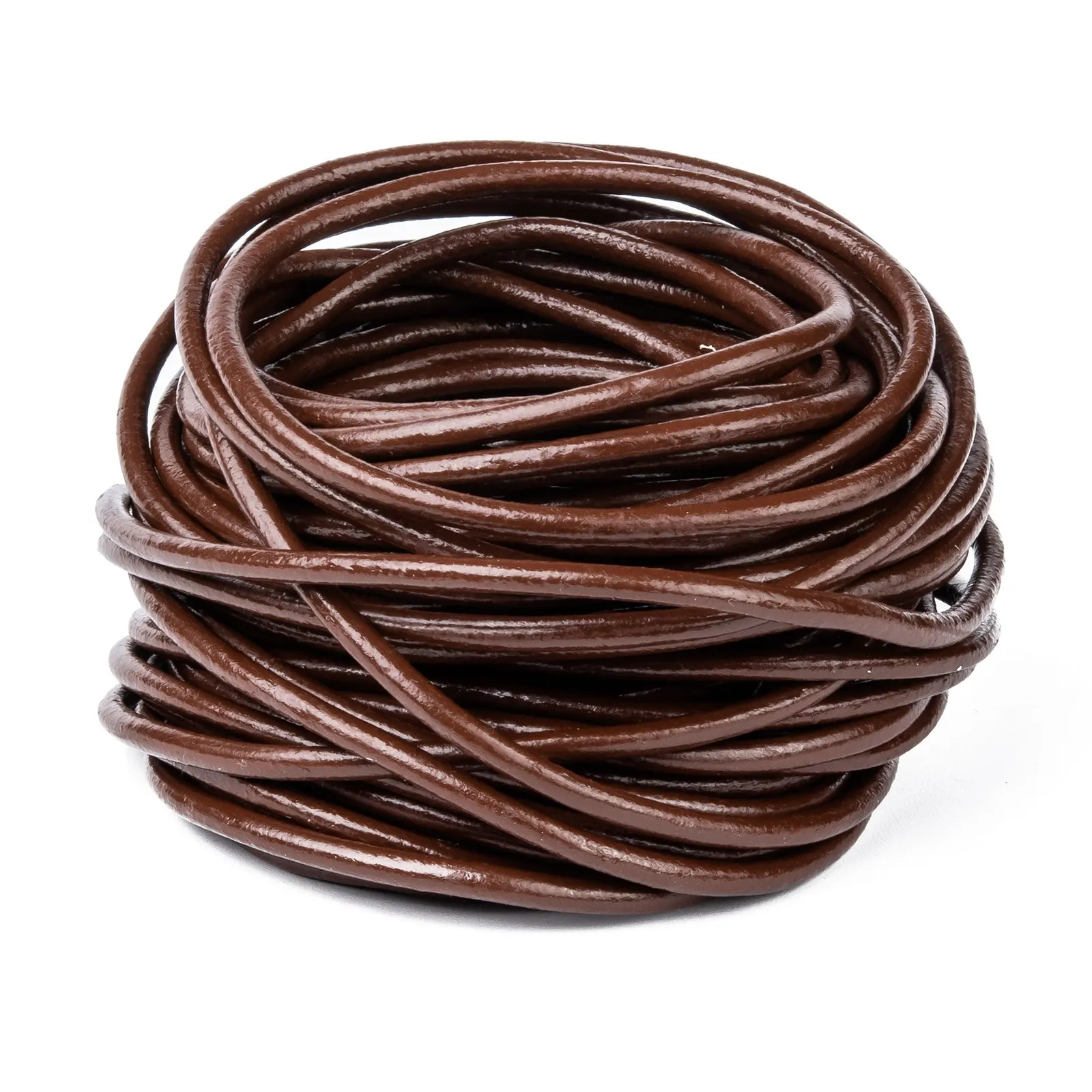 100M/Roll 3mm Cowhide Leather Cords Round Thong Cord Cow Leather String Rope For Wrap Bracelet Necklace DIY Jewelry Making