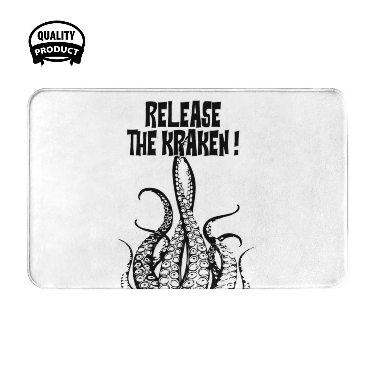 Release The Kraken Soft Cushion Home Carpet Door Mat Car Rug Films The Kraken Clash Of The Titans