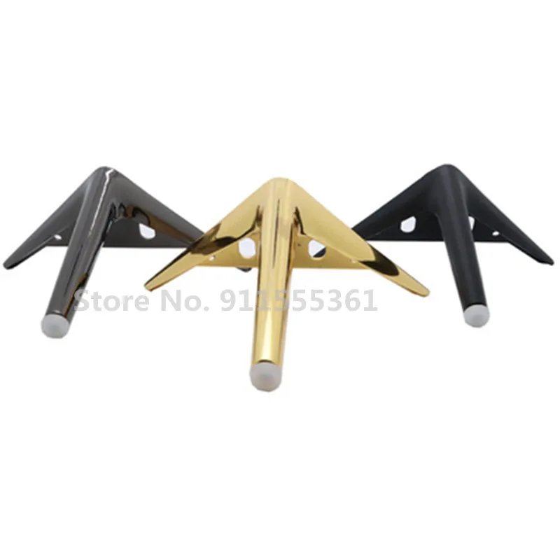 4Pcs/Set Metal Furniture Legs 120/150/190mm Cabinet Sofa Foot Table, for TV Cabinet Cabinet Feet Support Furniture Accessories