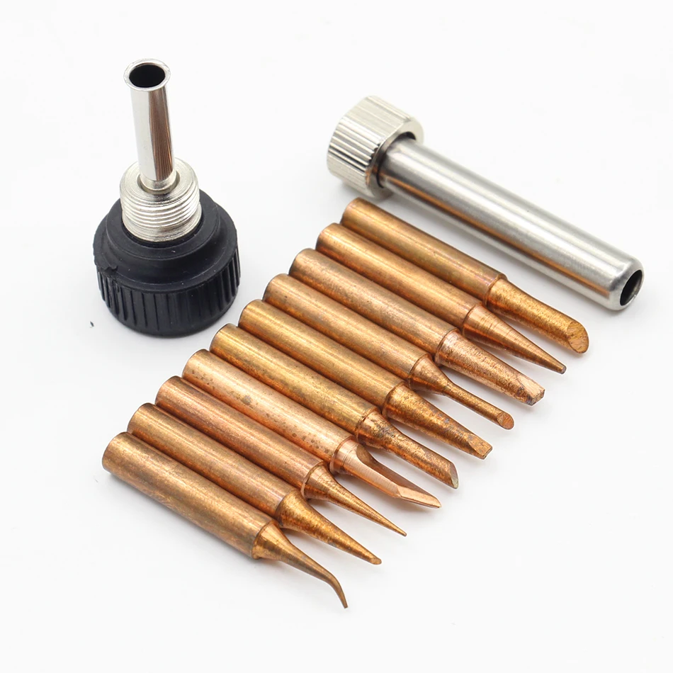 900M-T Diamagnetic copper soldering iron tip Lead-free Solder tip 933.376.907.913.951,898D,852D+ Soldering Station