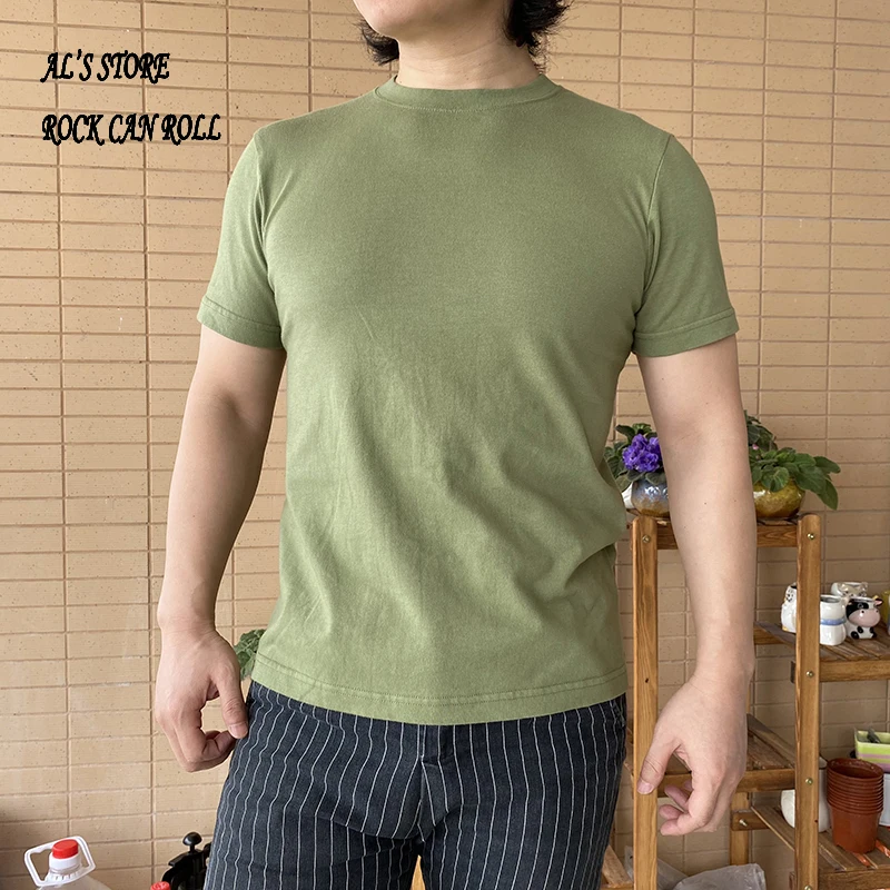 AL6166 RockCanRoll Asian Size Mans Good Quality 210GSM Soft Cotton Casual Stylish Seamless Tubular Tee