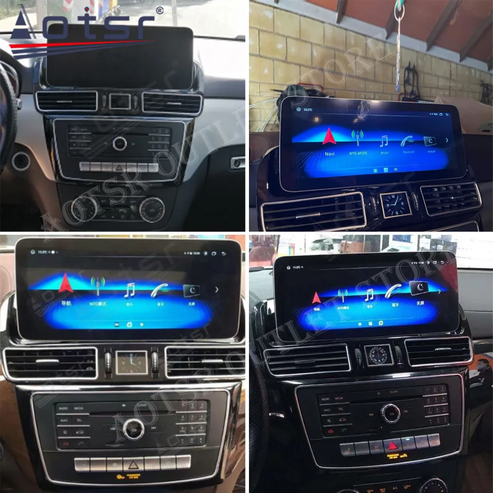 1920*720 128GB Carplay For Mercedes Benz GLE GLS W166 X166 2012-2019 Car Multimedia Player GPS Navi Audio Radio Stereo Head Unit