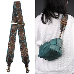 JOGUJOS Adjustable Print Strap Belt Women Men Wide Colored Straps for Crossbody Messenger Shoulder Bag Accessories 97-145CM