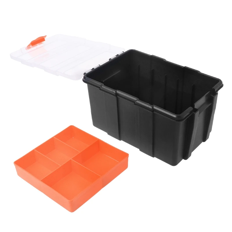 Hardware-Box Transparent Multifunktionale Lagerung Werkzeuge Fall Kunststoff Organizer K3KA