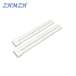ZHMZH 18W 24W 36W 40W 55W Fluorescent Lamp 4 Pins Twin-Tube Energy-saving Light Base Energy Saving Tube H 2G11 White Yellow