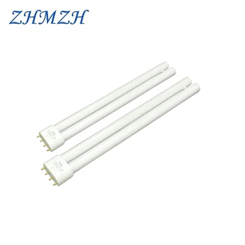 ZHMZH 18W 24W 36W 40W 55W Fluorescent Lamp 4 Pins Twin-Tube Energy-saving Light  Base Energy Saving Tube H 2G11 White Yellow