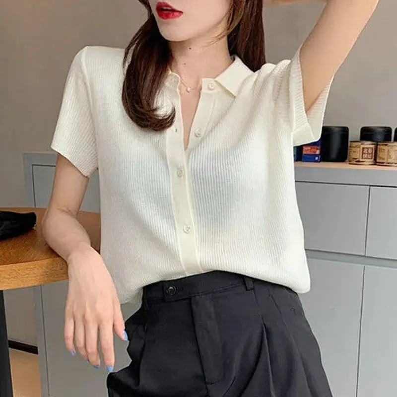 Cardigan Women Knitting All-match Spring Leisure Solid Button Cropped Ins Stylish Elegant Chic Fashion Sweaters Harajuku Mujer