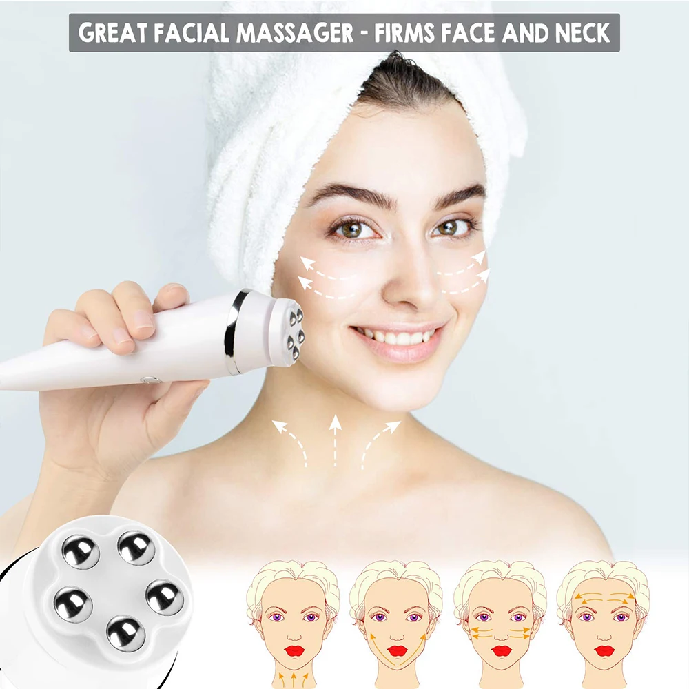 Sonic Facial Cleansing Brush Exfoliator Waterproof Face Scrubber Skin Care Tools Facial Massger For Dropshipping