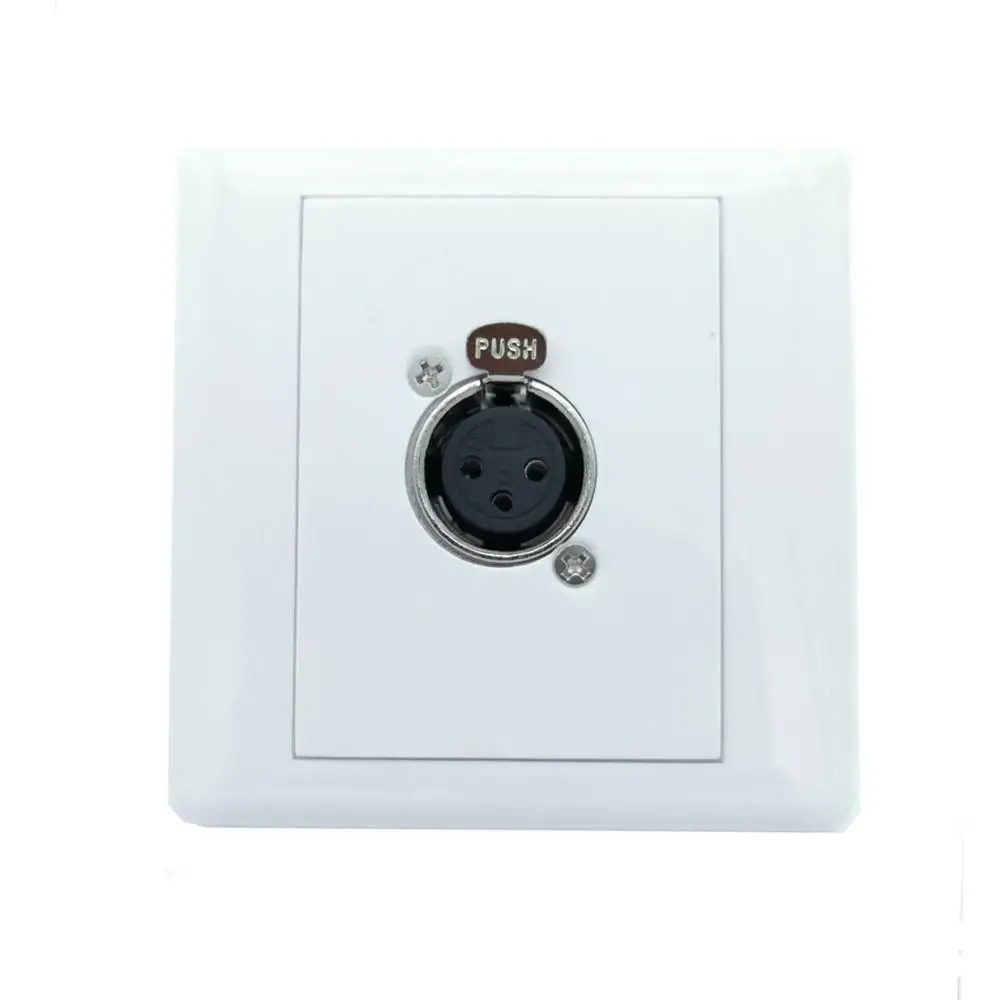 Toma de Pared XLR Dual Hembra – Empotrar 86mm - imagen 2