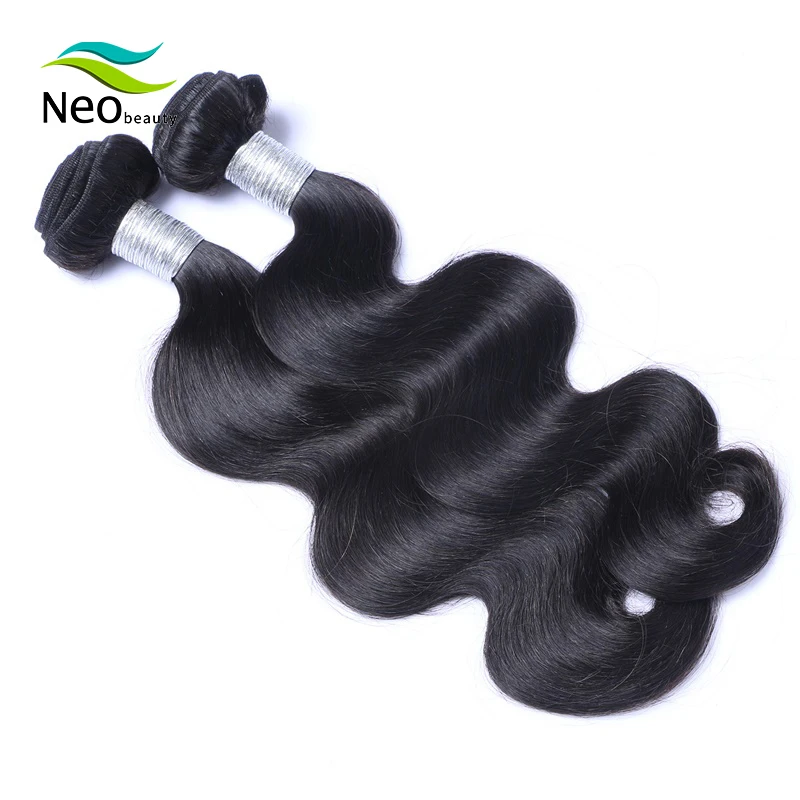 Human Hair Bundles 1/3/4 Piece Hair Extension For Women Brazilian Body Wave Human Hair Weave Bundles Black 10A Hair