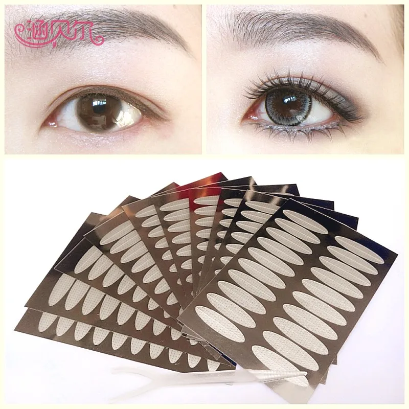 Aufkleber für augenlider band Eyeliner Adhesive unsichtbare Auge augenlid scotch lift wimpern kosmetische Eyeliner kinesio Tapes für gesicht