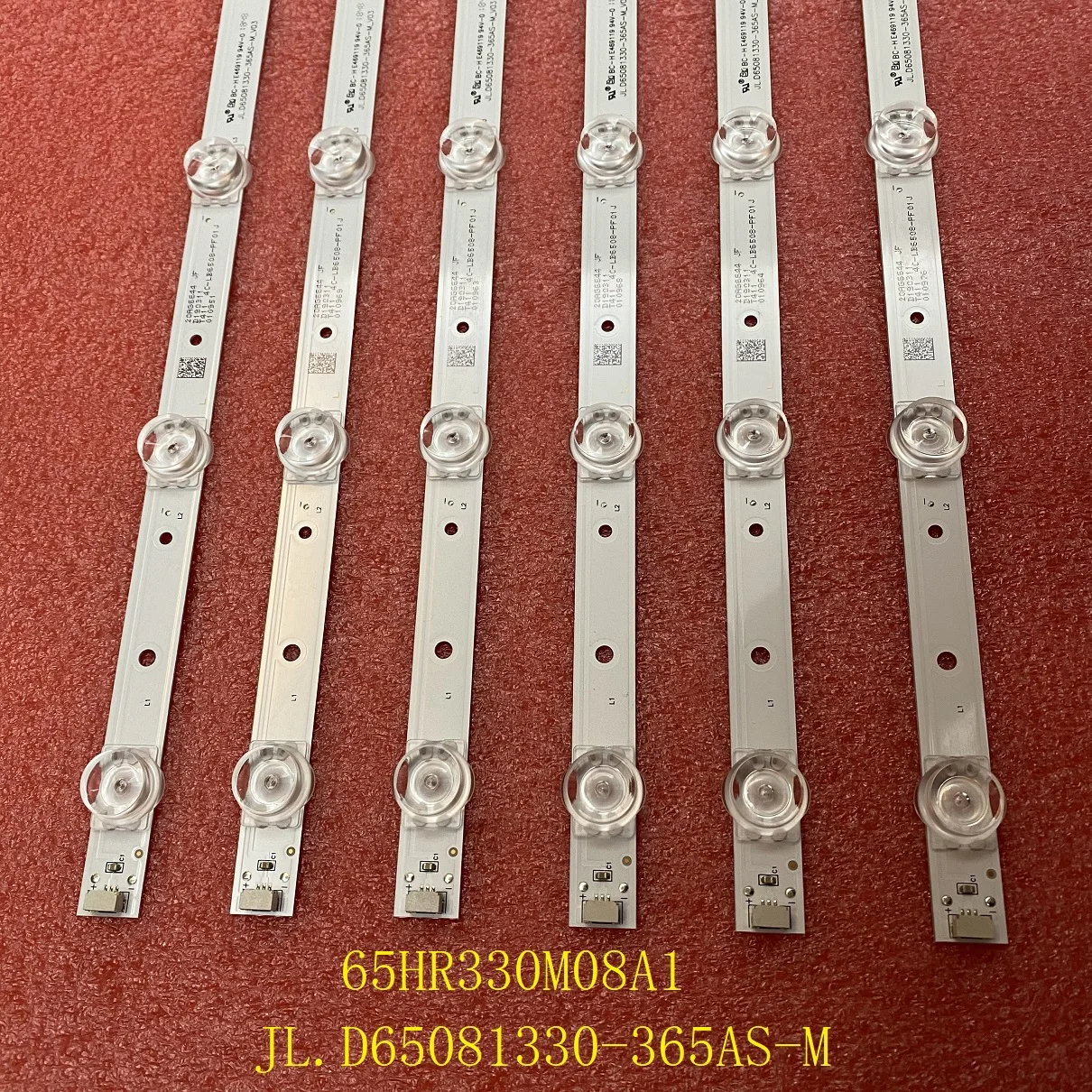 

LED backlight strip for TCL TV 65EP660 L65P65US 65S421 65HR330M08A1 4C-LB6508-HR01J PF01J JL.D65081330-365AS-M