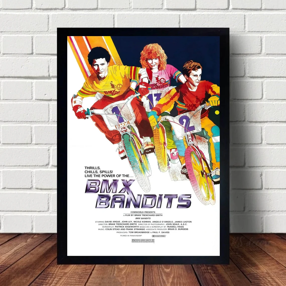 BMX Bandits  Movie Poster Wall Art Canvas Painting Bedroom Living Room Home Decoration (No Frame)