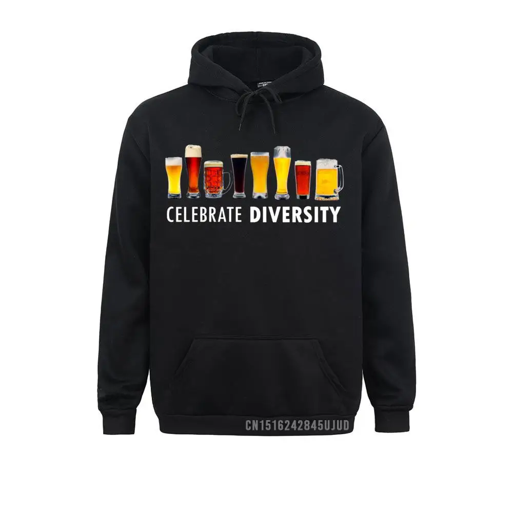 Celebrate Beer Hoodies Diversity Funny Men Bar Alcohol Ale Drink Novelty Costume Pullover Long Sleeve Sweatshirt Unique Clothing