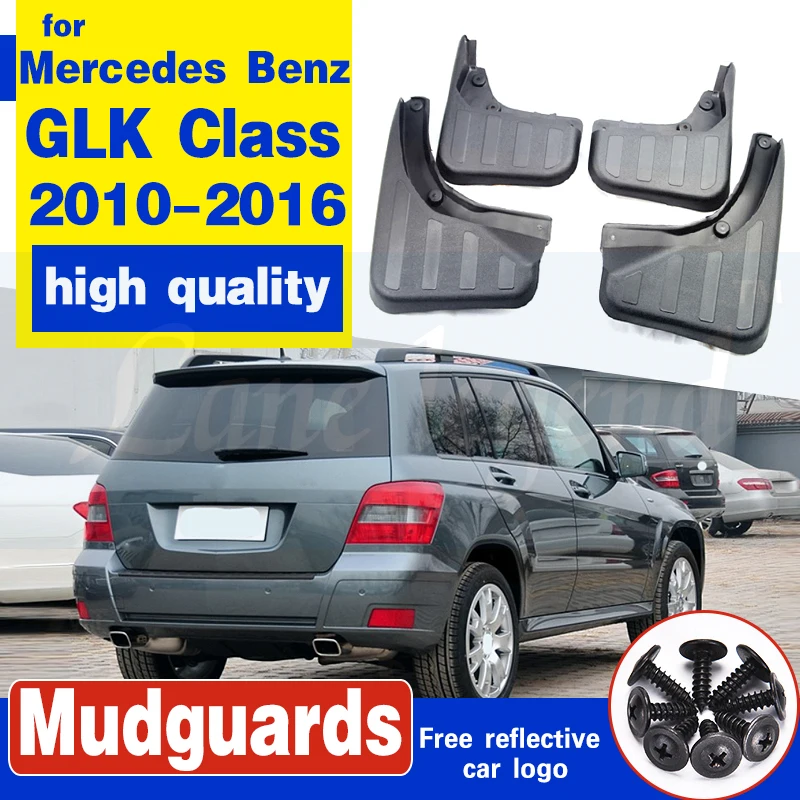 Splash Guards Mud Flap Set OE Styled Car Mud Flaps For Mercedes-Benz GLK Class 2010-2016 Fender 2013 2014 Front Rear 220 250 350