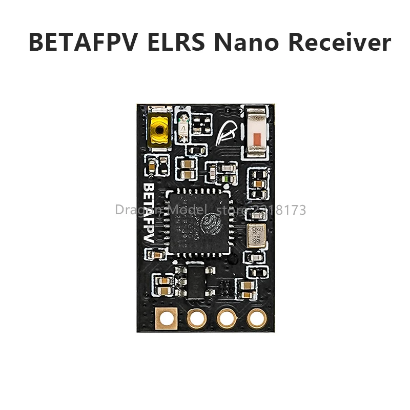 BETAFPV ELRS Nano Receiver Best Performance in Speeds Latency Range ExpressLRS Optional 2.4G/915MHz/868MHz for RC Racing Drone