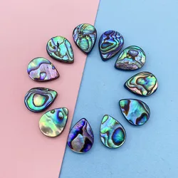 Horizontal Hole Water Drop Beads Natural Abalone Shell 13x18mm DIY Necklace Abulon Bracelet Earrings Accessories Jewelry