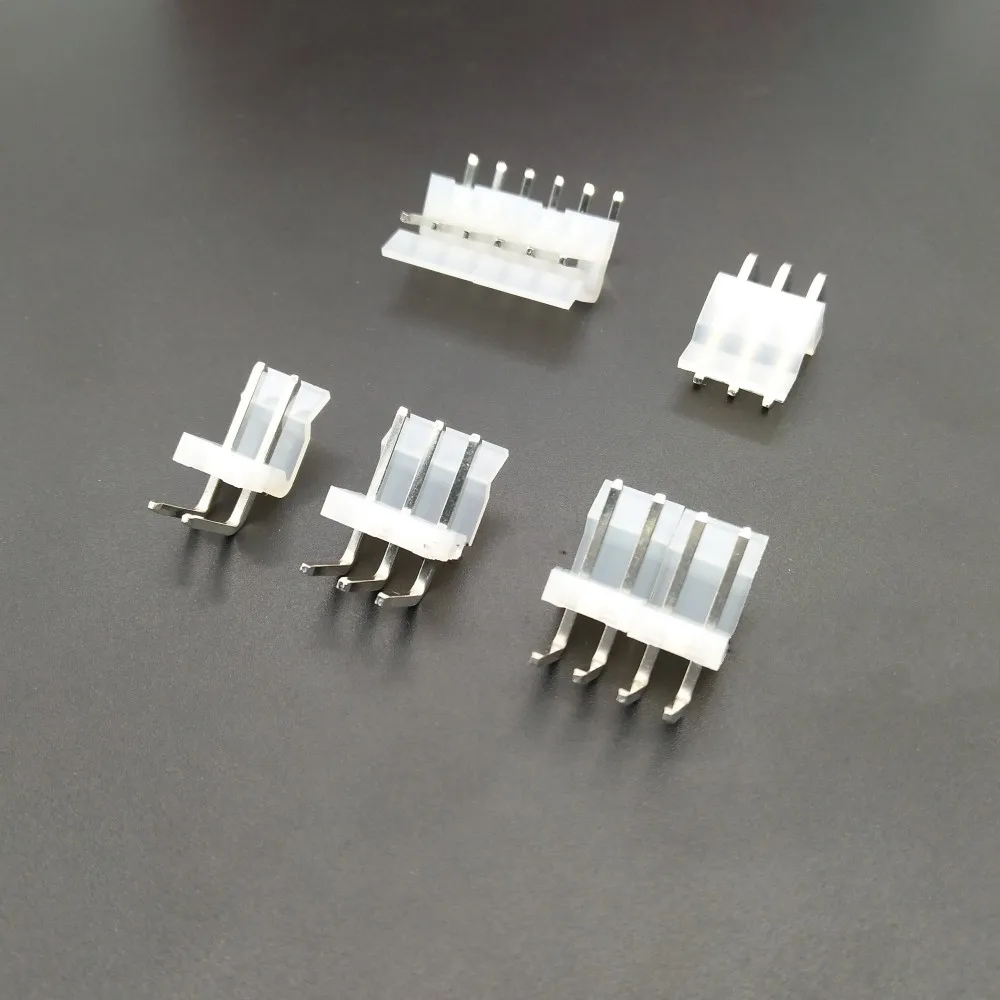 1000pcs CH3.96 JST Terminal Kit Wire Connector Adaptor 2p 3p 4p 10p 3.96mm pitch straight Right Angle Pin Header Housing for PCB