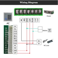 5YOA RFID Access Control System Device Machine Security Proximity Entry Door Lock Quality 4