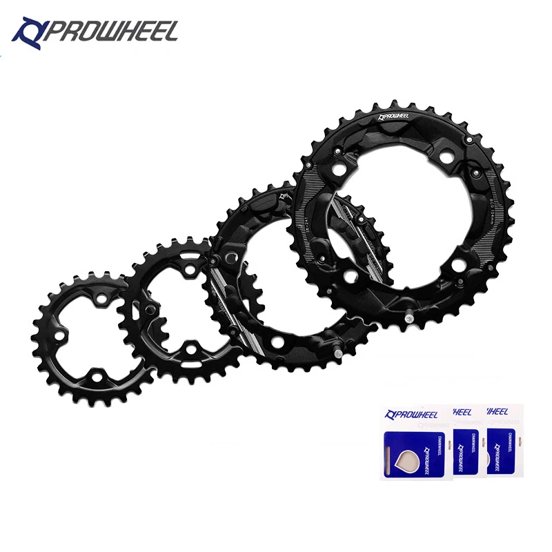 PROWHEEL MTB Sprocket 104/64BCD Double Sprockets 26T 28T 36T 38T Crankset Mountain Bike Chainring Bicycle Chainwheel