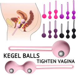 Shrinking Ben Wa Female Muscle Trainer Chinese Geisha Kegel Vaginal Balls Erotic Intimate Sex Toys for Women Vagina Adults Shop