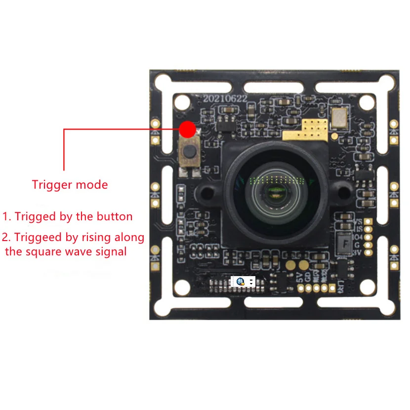 2MP Global Shutter USB 3,0 Externe Trigger Low-Verzögerung Hohe-Speed Bewegung Erfassung Kamera Modul