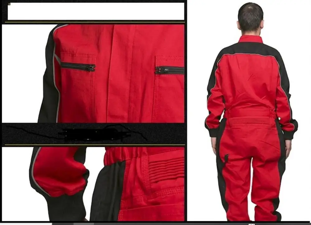 Work Overalls men women work clothes dust-proof retardant clothing jumpsuit factory welding suit anti-static coveralls Rescuers