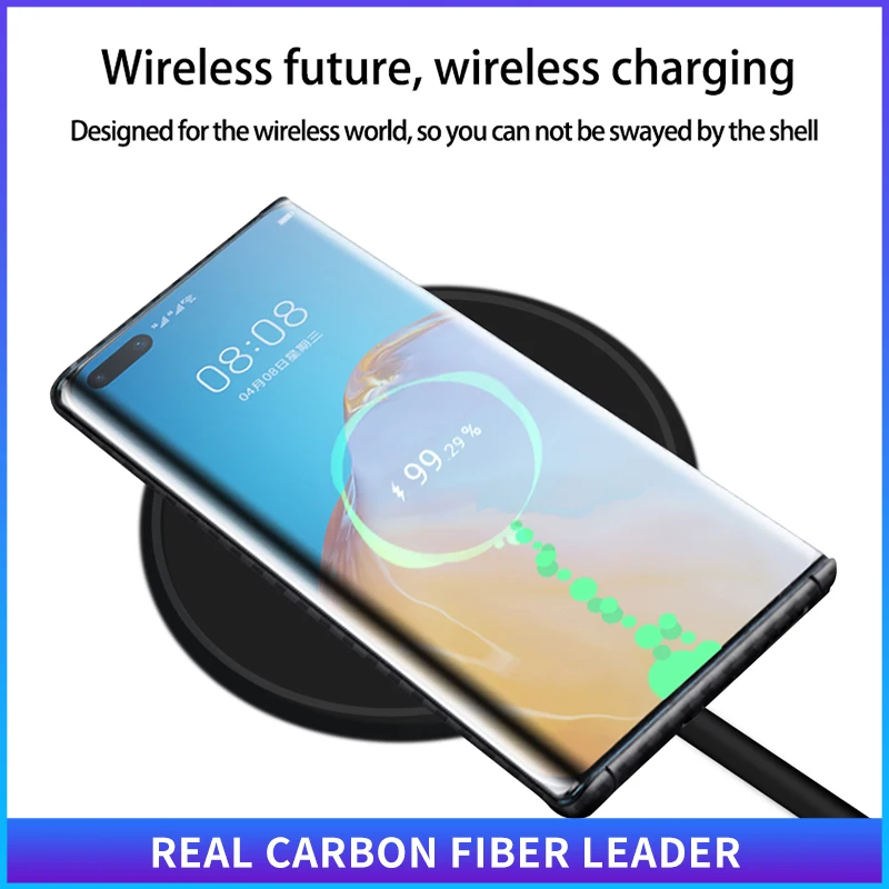 ACC- Real Carbon Fiber Phone Case for Huawei P40 Pro Plus Ultra-thin Phone Cover,Aramid Fiber Matte phone case