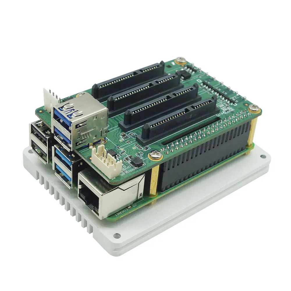 Imagem -02 - Kit Quad Sata para Raspberry pi 4