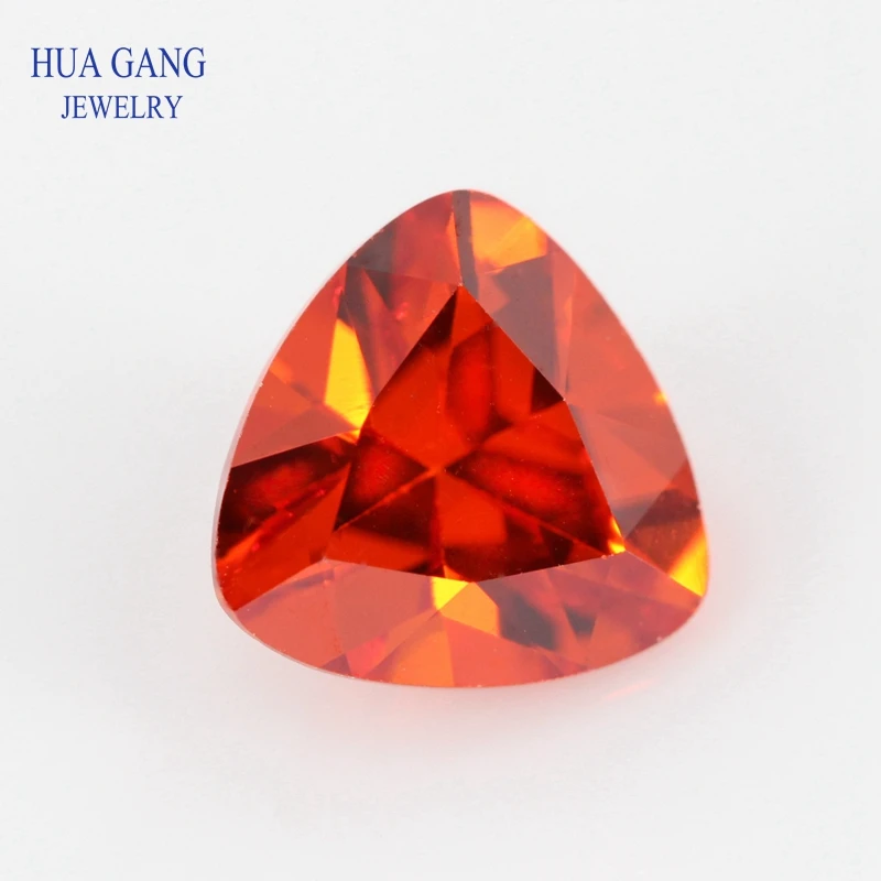 5A Trillion Shape Multicolor color Cubic Zirconia Stone Brilliant Cut Loose CZ Synthetic Gems Beads For Jewelry