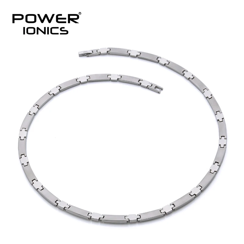 Power Ionics 100% Titanium Waterproof Unisex Fashion Necklace