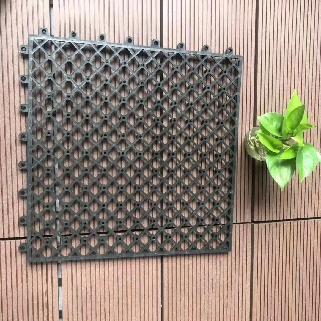 DIY outdoor floor bottom support floor mesh wood plastic floor connection accessories plastic wood floor mesh can be customized