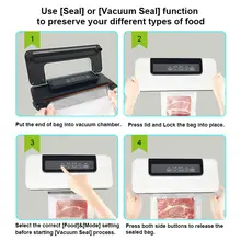 Food Vacuum Sealer with 10 Bags #5